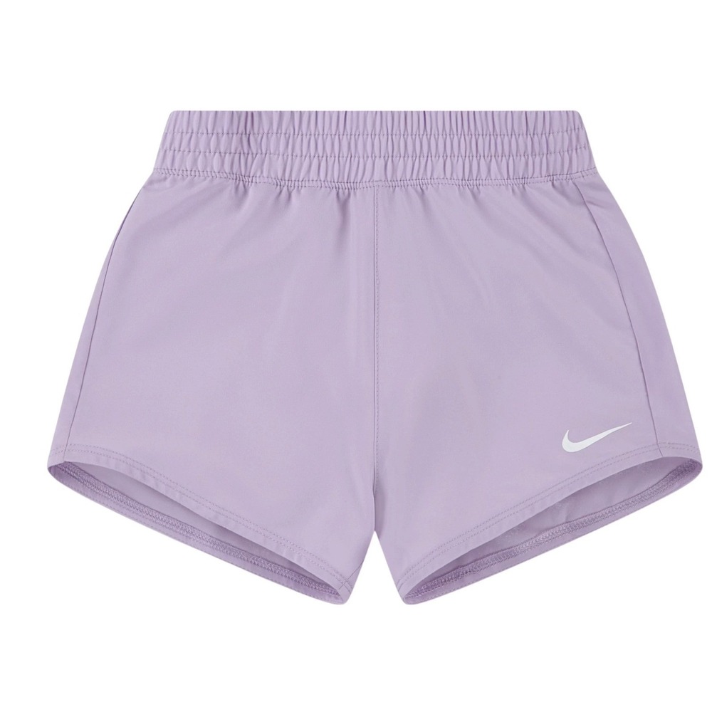 NWT Nike Girls Color "Doll" Lavender Dri FIT Brief Lined Athletic Shorts Size 6X